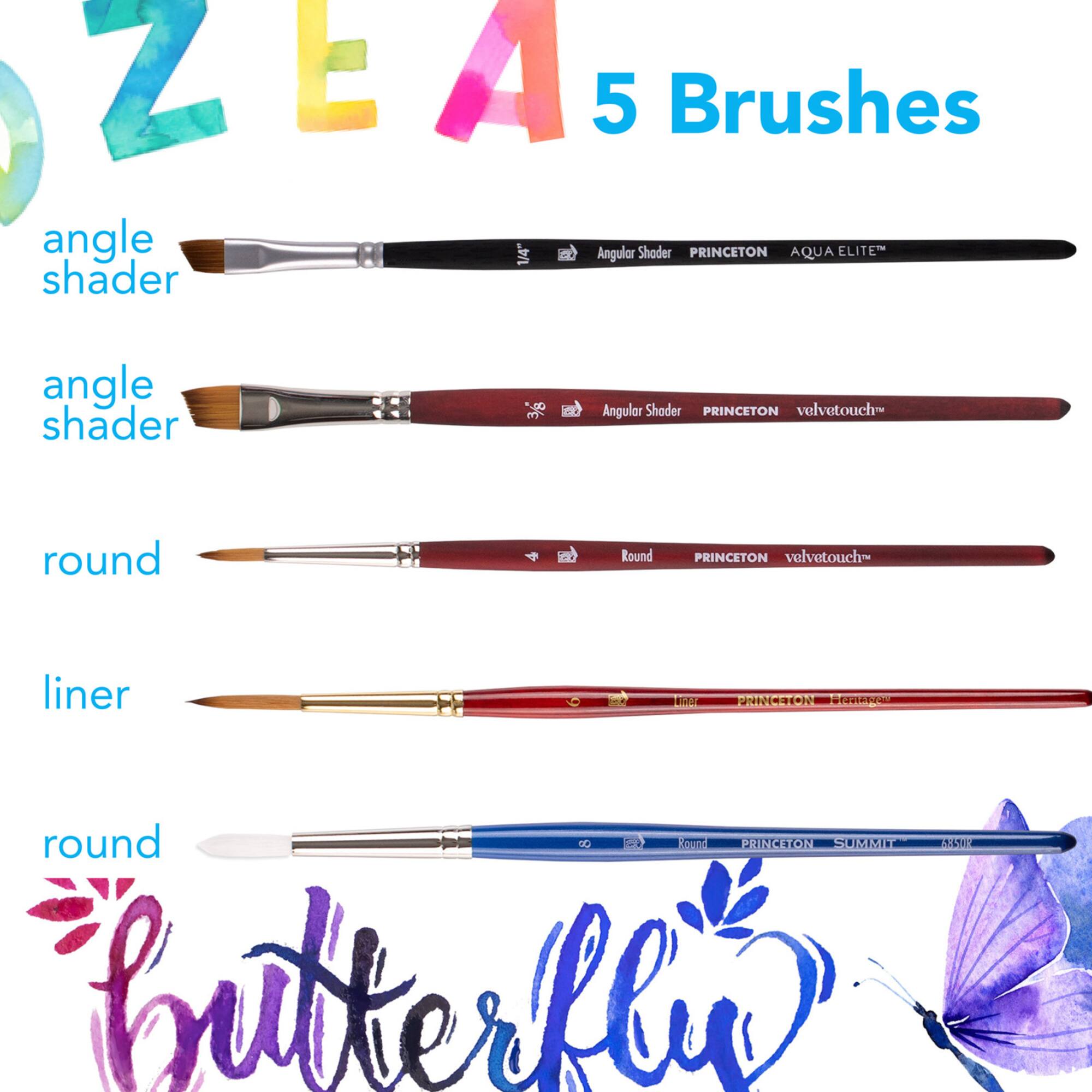 Princeton™ Lettering Professional 5-Brush Set